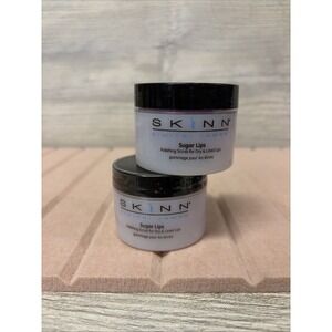 SKINN Cosmetics SUGAR LIPS Polishing Scrub for Dry & Lined Lips~ Lot of 2~Sealed